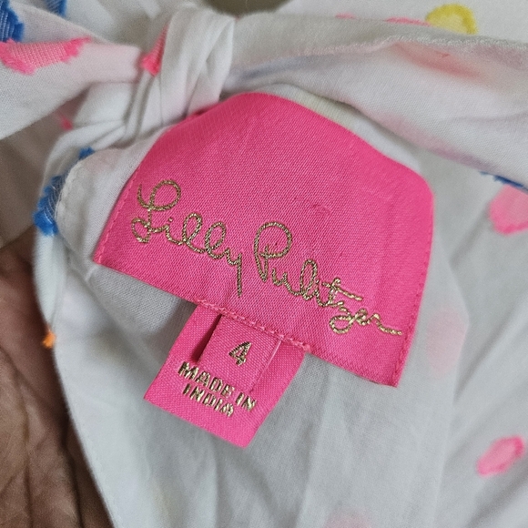 Lilly Pulitzer White Charleen Polka Dot Sleeveless Maxi Dress - Picture 14 of 16